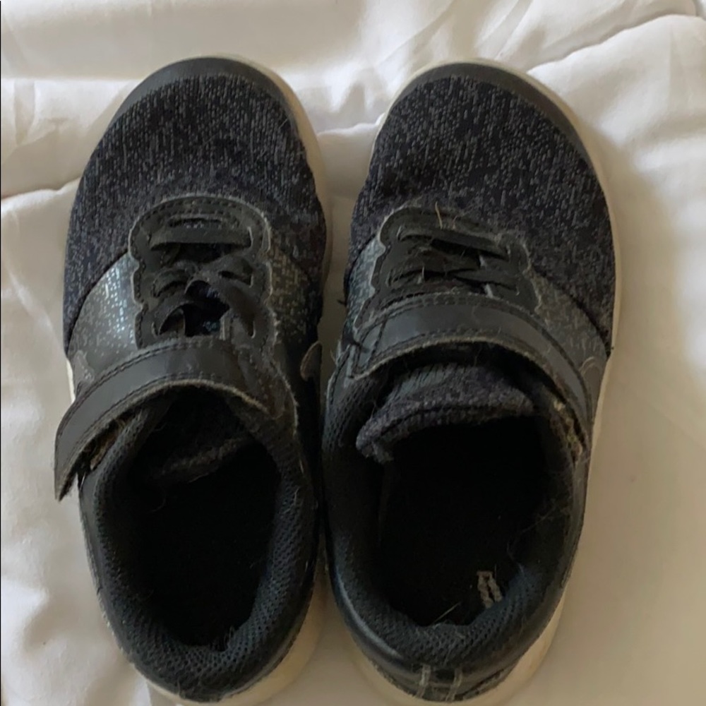 Black and grey nikes